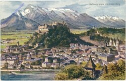Salzburg, gegen den Untersberg