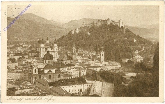 Salzburg, vom elektr. Aufzug
