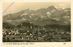 Salzburg, Alpenstadt mit Hoh. Göll