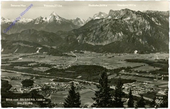 Salzburg, Blick vom Gaisberg