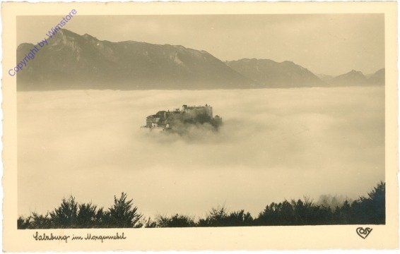 Salzburg, im Morgennebel