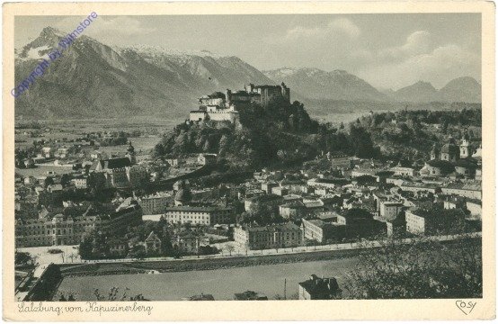 Salzburg, vom Kapuzinerberg
