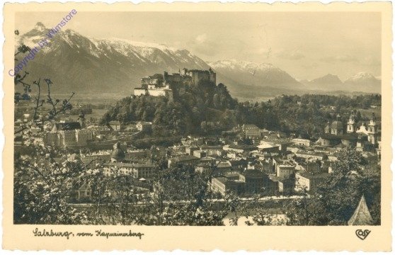 Salzburg, vom Kapuzinerberg