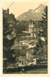 Salzburg, Dom mit Untersberg