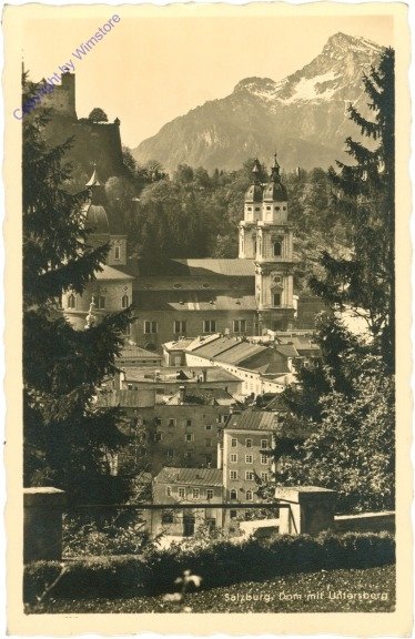 ak214784 Salzburg, Dom mit Untersberg