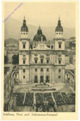 Salzburg, Dom und Jedermann-Aufführung