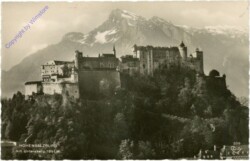 Salzburg, Hohensalzburg mit Untersberg