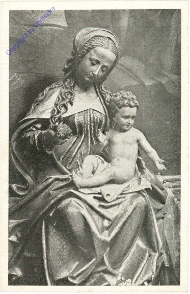 Salzburg, Franziskanerkirche, Gotische Madonna