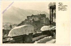 Salzburg, Hohensalzburg, Weihnachtswünsche