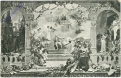 Salzburg, Mozart, Mozart-Vorhang im Stadttheater