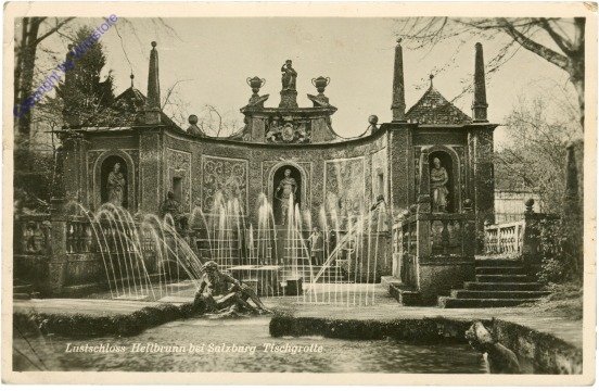 Salzburg, Schloss Hellbrunn, Tischgrotte