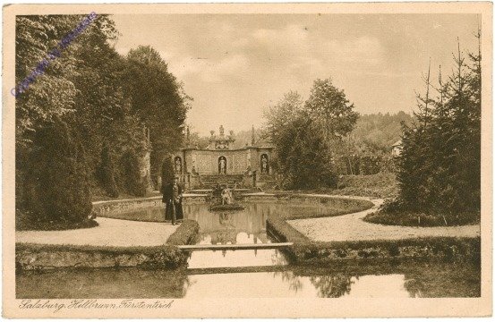 Salzburg, Schloss Hellbrunn, Fürstentisch