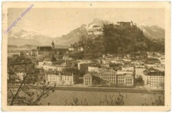 Salzburg, vom Kapuzinerberg