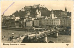 Salzburg, Staatsbrücke und Altstadt