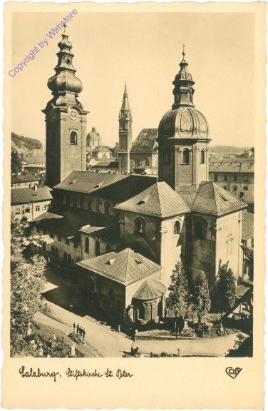 ak214878 Salzburg, St. Peter, Stiftskirche