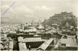 Verschneites Salzburg