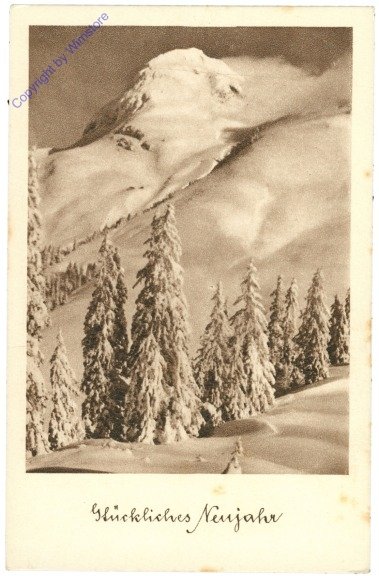 Verschneiter Berg