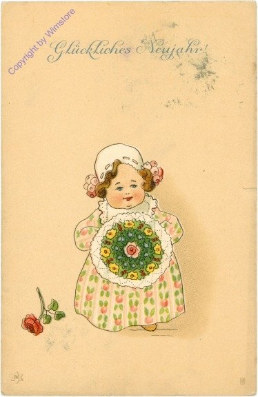 Mädchen mit Blumen