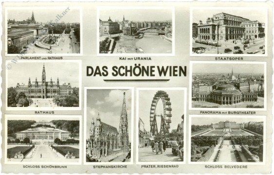 ak215035 Wien, Multiansicht