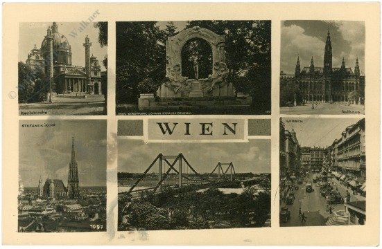ak215037 Wien, Multiansicht
