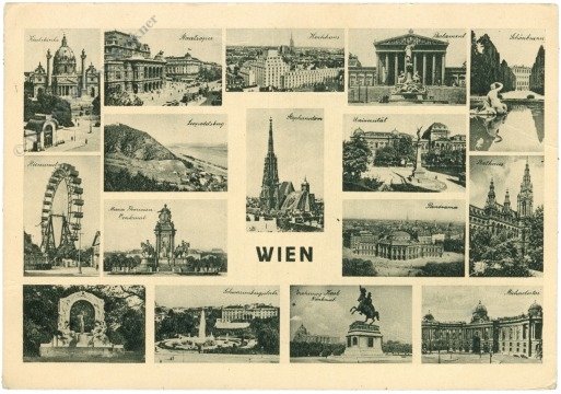 ak215040 Wien, Multiansicht