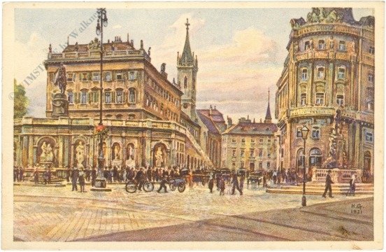 Wien 1, Albrechtsrampe mit Augustinerstrasse