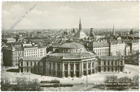 ak215051 Wien 1, Panorama mit Burgtheater