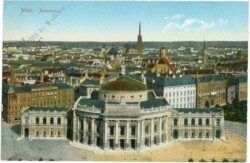 ak215052 Wien 1, Panorama mit Burgtheater