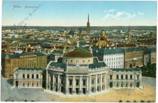 ak215052 Wien 1, Panorama mit Burgtheater