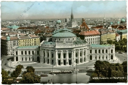 ak215054 Wien 1, Panorama mit Burgtheater