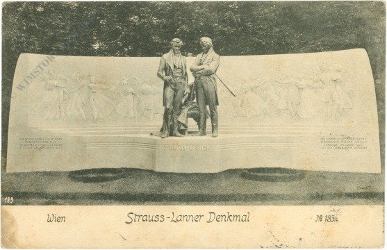 ak215065 Wien 1, Strauss-Lanner-Denkmal