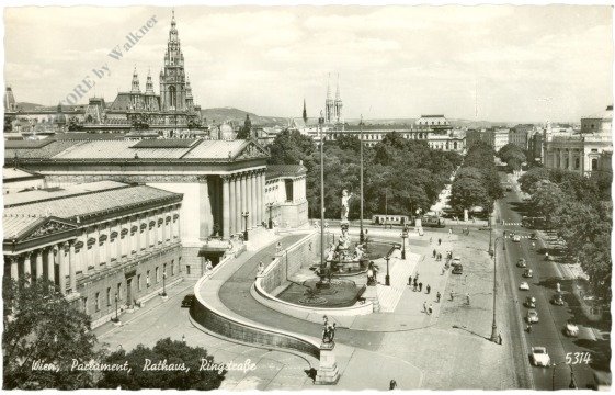 Wien 1, Parlament, Rathaus, Ringstrasse
