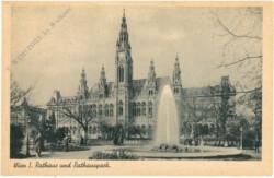 Wien 1, Rathaus und Rathauspark