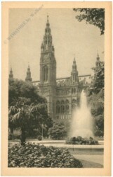 ak215134 Wien 1, Rathaus und Rathauspark