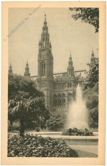 Wien 1, Rathaus und Rathauspark