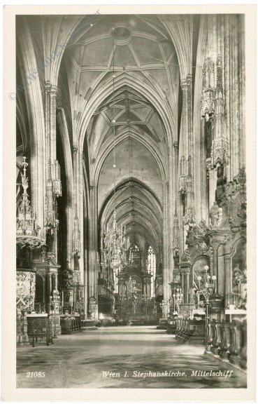 ak215177 Wien 1, Stephanskirche, Mittelschiff