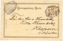 Wien 2, Fest-Karte für das Kaiser Jubiläums- und V. Österr. Bundesschießen in Wien