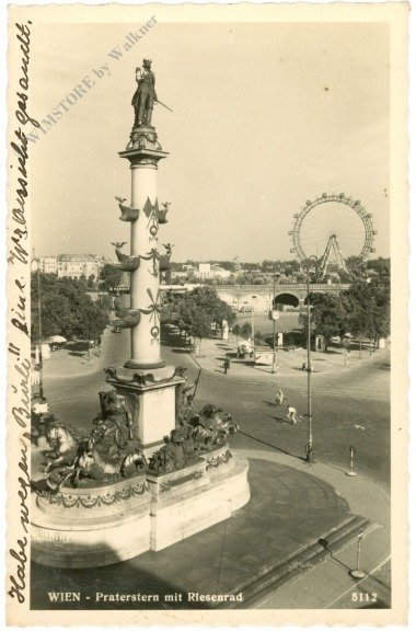 Wien 2, Praterstern mit Riesenrad
