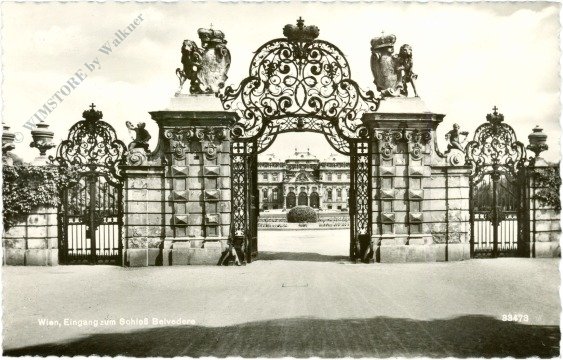 Wien 3, Eingang zum Schloß Belvedere