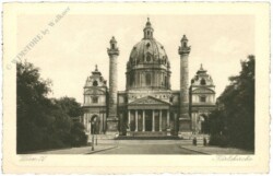 ak215230 Wien 4, Karlskirche