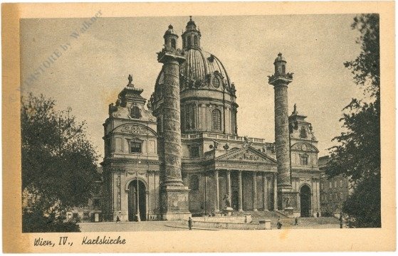 ak215232 Wien 4, Karlskirche