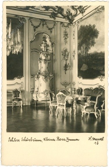 ak215262 Wien 13, Schönbrunn, Kleines rosa Zimmer