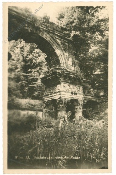 Wien 13, Schönbrunn, römische Ruine