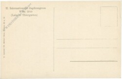 Wien 13, Lainzer Tiergarten, II. Internat. Jagdcongress