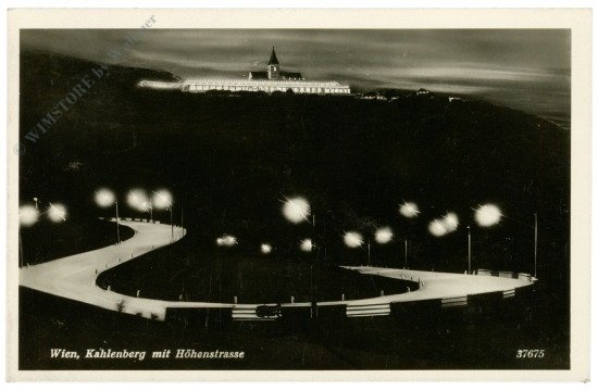 ak215307 Wien 19, Kahlenberg, mit Höhenstrasse