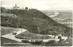 Wien 19, Kahlenberg, Höhenstraße mit Blick auf Wien