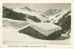 Aurach, Wildalpe mit Staffkogel u. Rauber