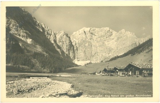 Eng, Almen am großen Ahornboden
