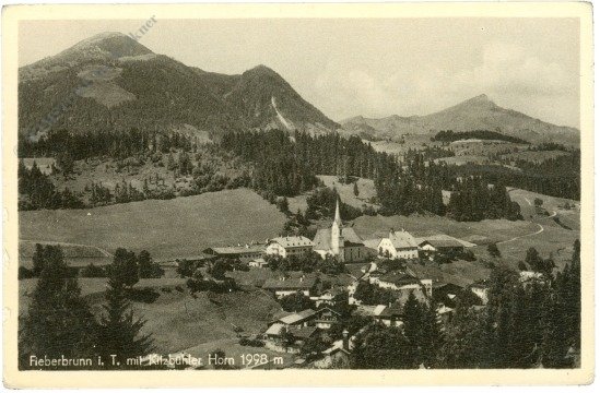 Fieberbrunn, mit Kitzbühler Horn