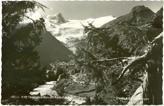Innergschlöss, Blick v. Weg Innergschlöss - Großvenediger